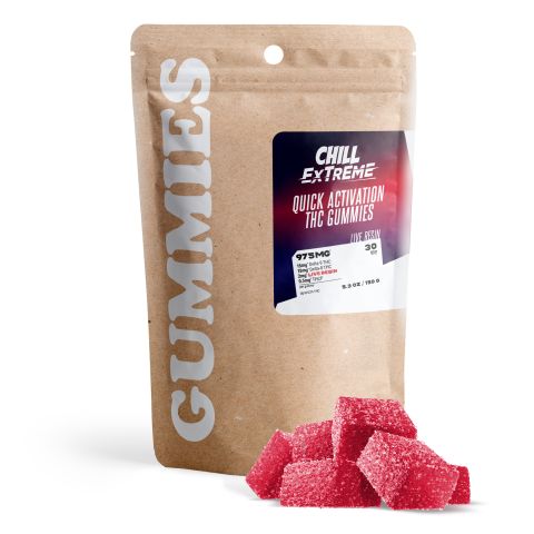 32.5mg D8, D9, Live Resin, THCP Gummies - Chill Extreme - Thumbnail 2