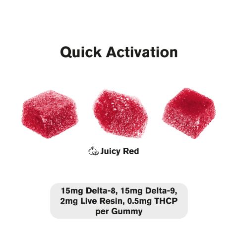 32.5mg D8, D9, Live Resin, THCP Gummies - Chill Extreme - Thumbnail 4