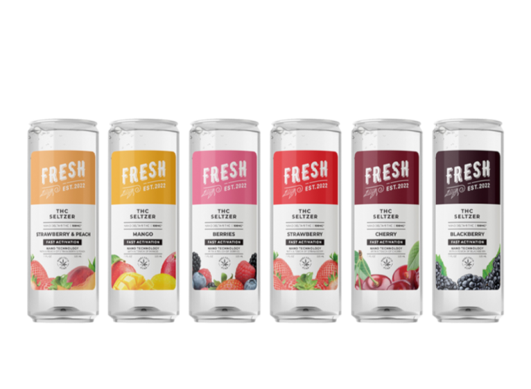 THC Seltzer Drinks Hero Image 1