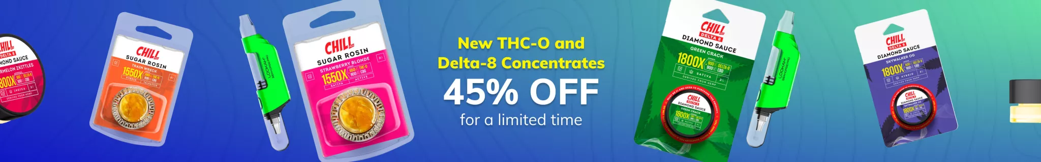 Concentrates and Accessories 45% OFF