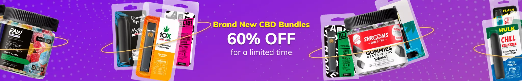 CBD & Delta-8 THC Bundles up to 60% OFF