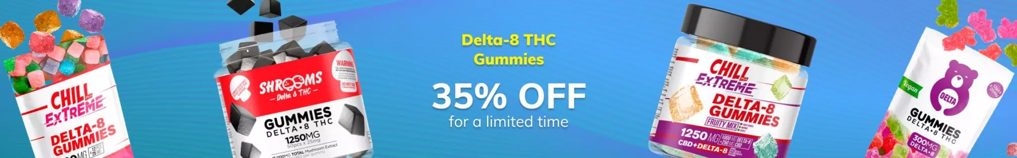 Delta-8 THC Gummies 35% OFF