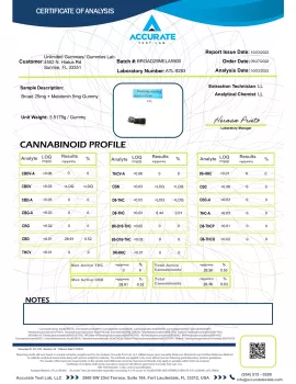 Diamond CBD - Broad Spectrum + Melatonin - Bedtime CBD Gummies - 1500X