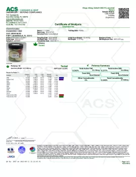 Rings Gummies - Delta-9, CBD Blend - Fresh - 800MG
