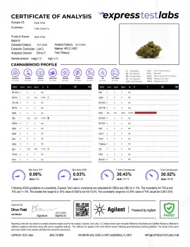 Apple Fritter Flower - THCA - Hybrid