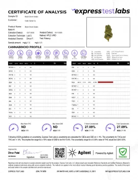 Black Cherry Gelato Flower - THCA - Indica