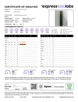 1000mg D10, D8 Vape Pen - Hybrid