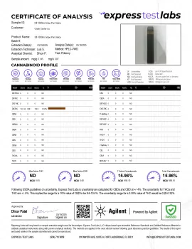 1000mg D8 Vape Pen - Indica