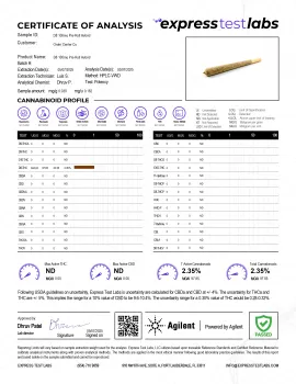 D8 100mg Pre-Roll Hybrid