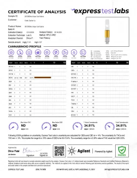 2000mg D8 Vape Cart - Sativa