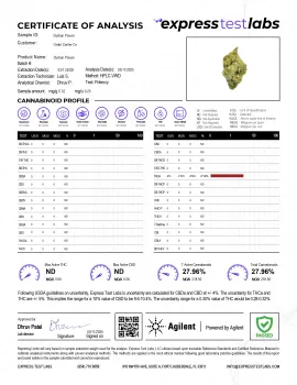 Durban Poison Flower - THCA