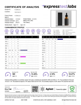 2500mg Full Spectrum CBD Oil
