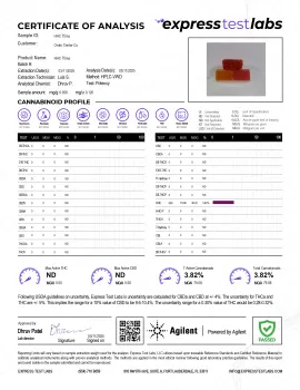 75mg HHC Cube Gummies - Tropical Blend