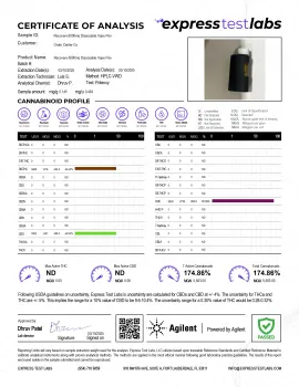 Recovery Blend - 6000mg Vape Pen - Hybrid