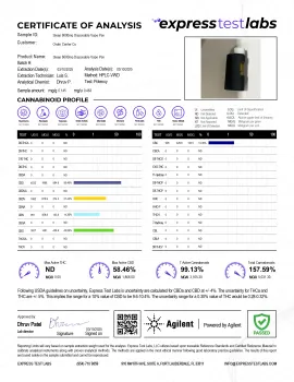 Sleep Blend - 6000mg Vape Pen - Indica