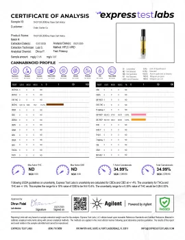 2000mg THCP, D8 Vape Cart - Indica