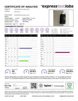Tranquility Blend - 6000mg Vape Pen - Indica