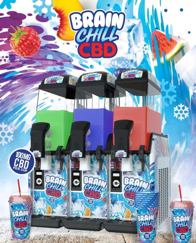 Invasion of The Brain Chillers: Our CBD Slushy Machine Is Here! > Paragraphs