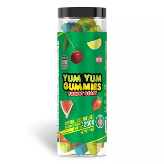 Yum Yum Gummies 250x - CBD Infused Gummy Bears