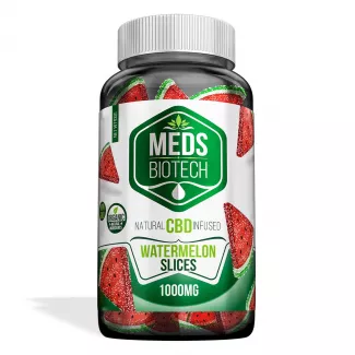 Meds Biotech Gummies - CBD Infused Watermelon Slices