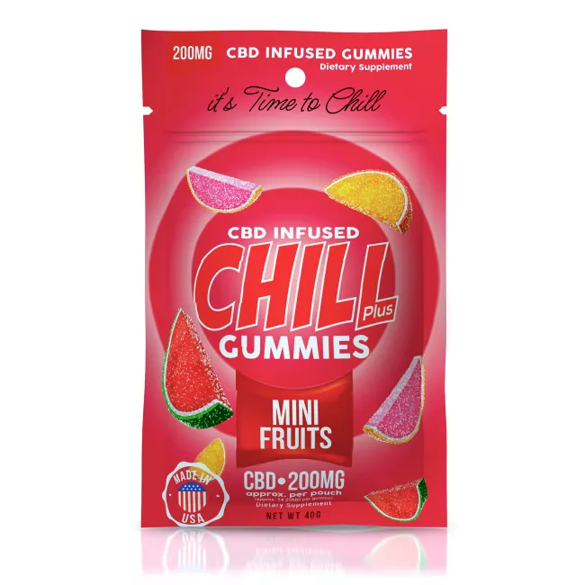 Chill Plus Gummies - CBD Infused Mini Fruits | CBD Edibles