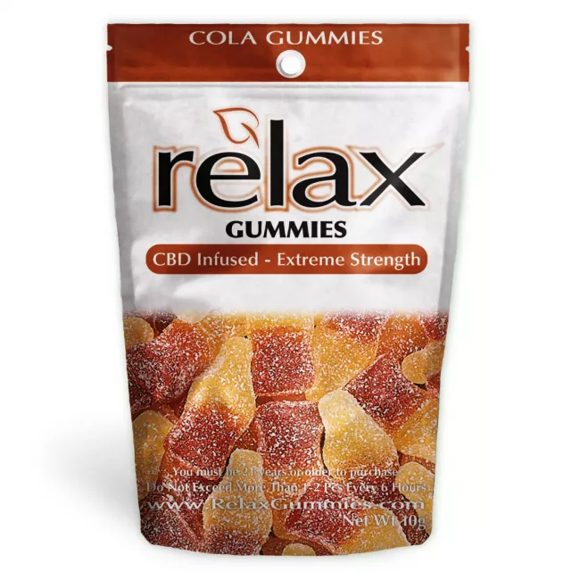 Relax Gummies - CBD Infused Cola Flavor