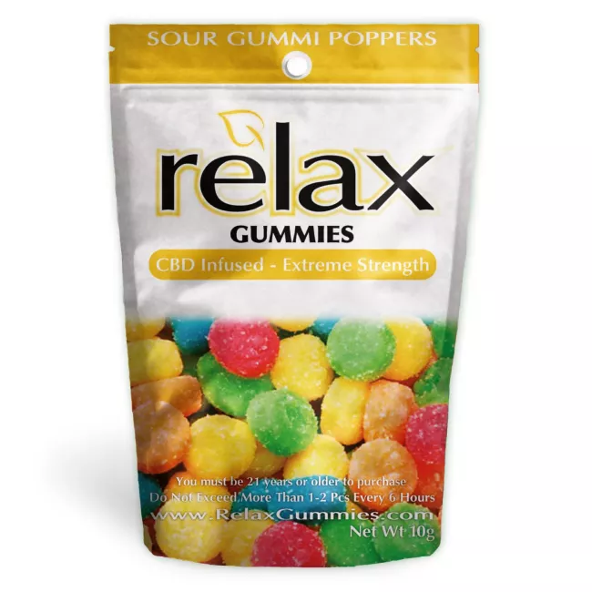 Relax Gummies - CBD Infused Poppers