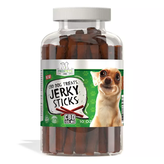 MediPets CBD Dog Treats - Jerky Sticks