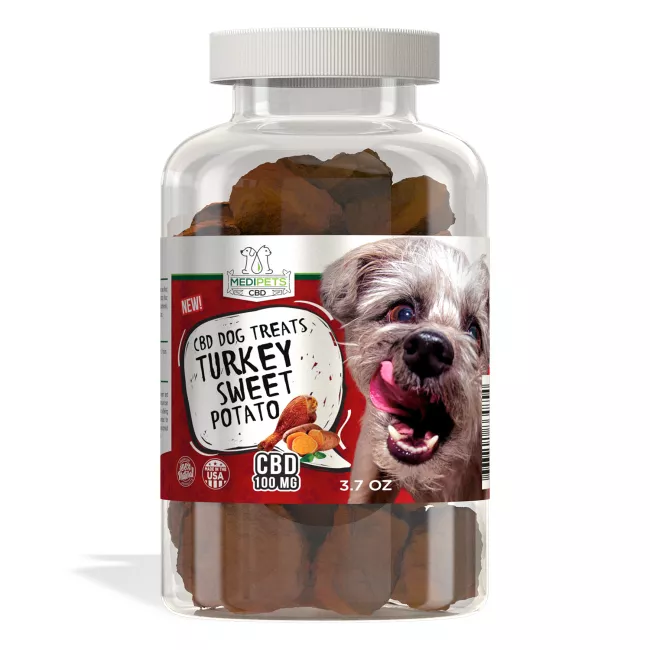 MediPets CBD Dog Treats - Turkey & Sweet Potato