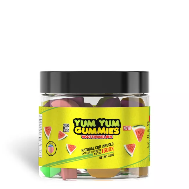 Yum Yum Gummies 1500x - CBD Infused Watermelon Slices