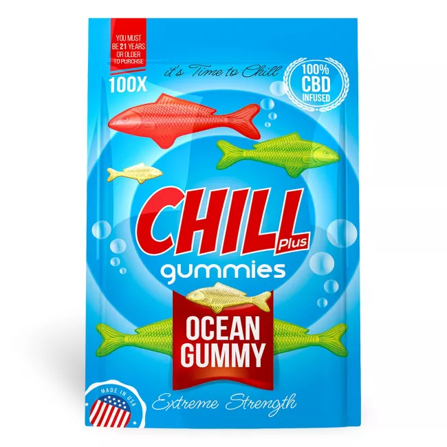 Chill Plus Gummies CBD Infused Ocean Gummies CBD Edibles