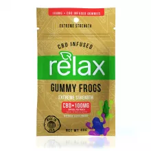 Relax Gummies - CBD Infused Frogs - 100mg