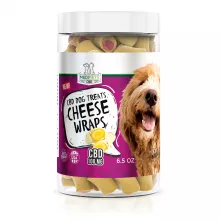 MediPets CBD Dog Treats - Cheese Wraps - 100mg