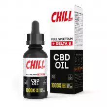 Chill Plus Full Spectrum Delta-8 CBD Oil - 1000X