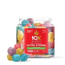 10X Delta-8 THC Extra Strong Gummies - Tropical Mix - 1250MG