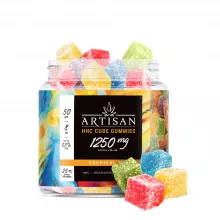 25mg HHC Cube Gummies - Tropical Mix - Artisan