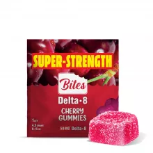 50mg Delta 8 THC Gummy - Cherry - Bites