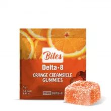 25mg Delta 8 THC Gummy - Orange Creamsicle - Bites