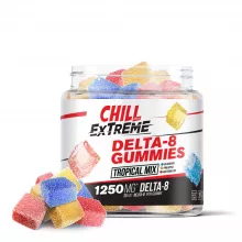 Chill Plus Delta-8 THC Extreme Tropical Mix Gummies - 1250X