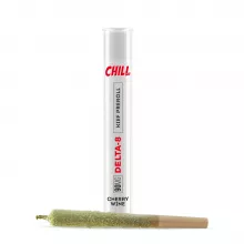 1g Cherry Wine Pre-Roll with Kief - 90mg Delta 8 THC - Chill Plus - 1 Joint