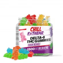 Chill Plus Extreme Delta-8 THC Gummies - Sour Bears - 1500MG