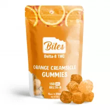 Delta-8 Bites - Orange Creamsicle Gummies - 150mg