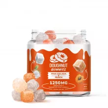 Doughnut CBD Gummies - Made with Enzactiv - Pina Colada & Peach - 1250MG