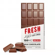 150mg Milk Chocolate Bar - Delta 9 - Chill Plus