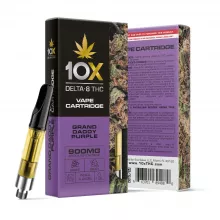 Grand Daddy Purple Cartridge - Delta 8 THC - 10X - 900mg