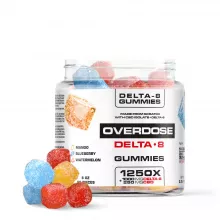 OVERDOSE CBD & Delta-8 THC Gummies - 1250X
