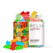 Relax CBD Isolate Gummy Bears - 1500MG