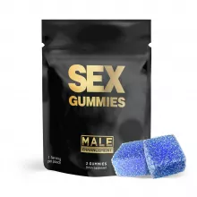Sex Gummies - Single Dose - Male Enhancement Gummies - 2 Pack