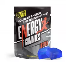 Sugarless Energy Gummies - Energy Boost Supplement - 2 Pack