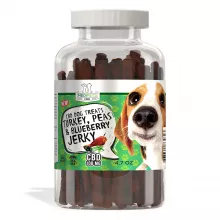 MediPets CBD Dog Treats - Turkey, Peas, & Blueberry Jerky